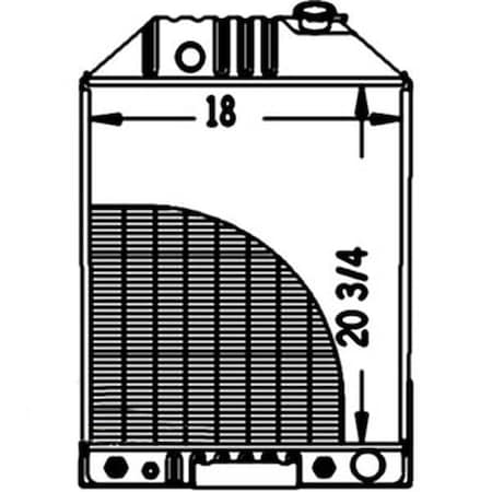 Aftermarket Radiator Fits Ford 750 755 755A 755B 7500 E9NN8005BA